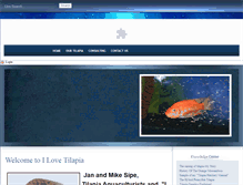 Tablet Screenshot of ilovetilapia.com